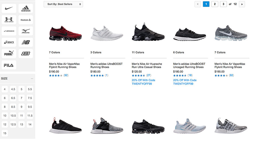 best websites for shoes